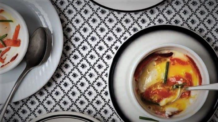 Baked Eggs and Smoked Salmon