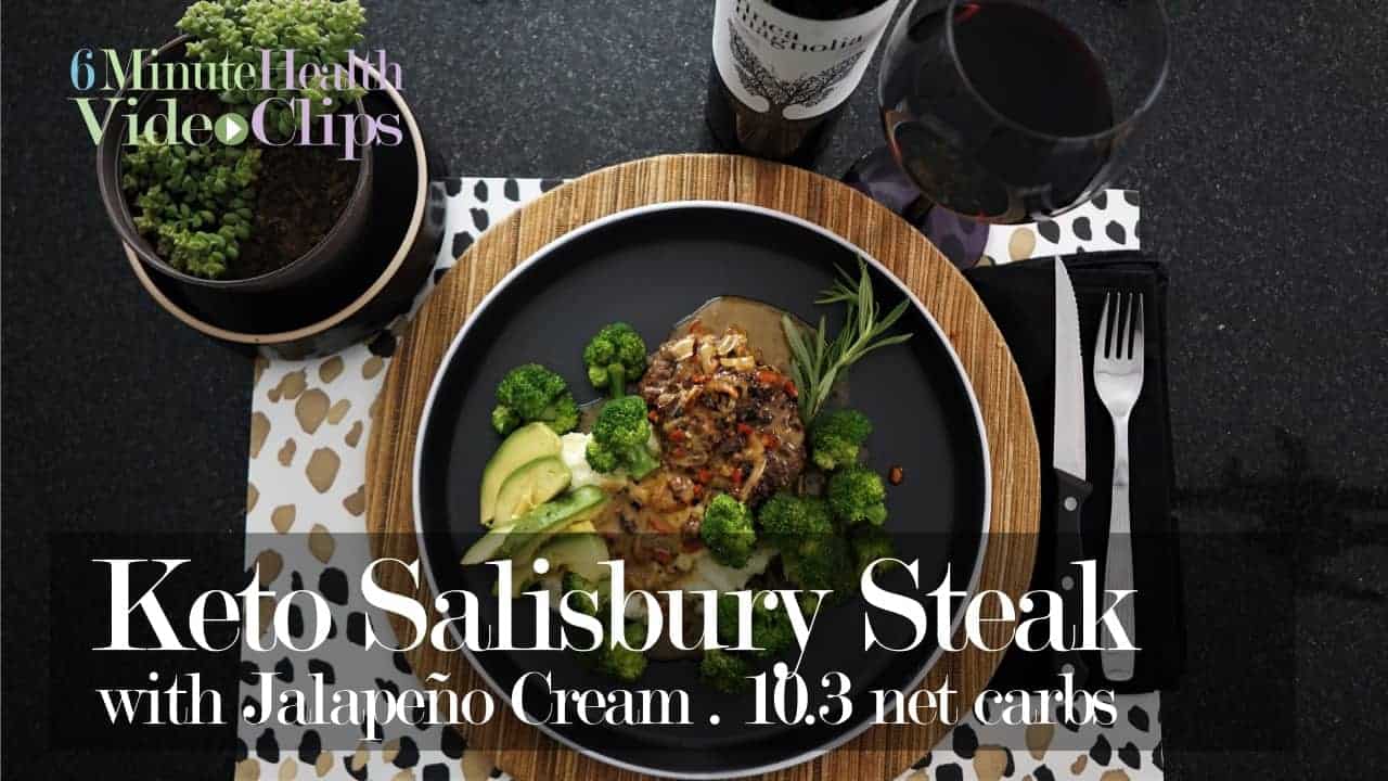 Keto Salisbury Steak with Jalapeño Cream