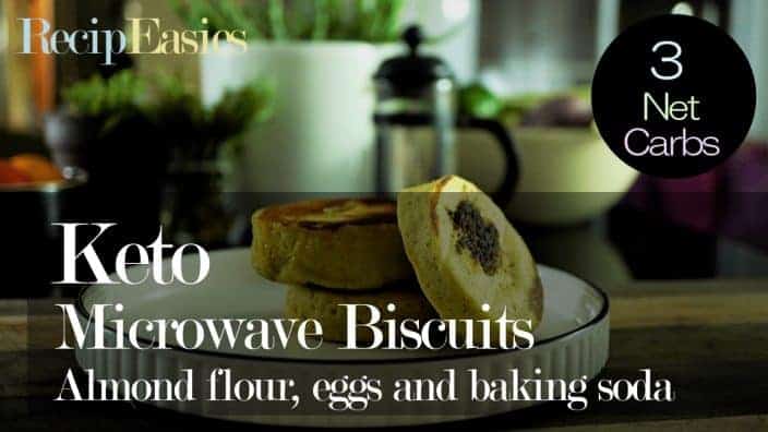 Keto 90-second Microwave Biscuits