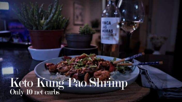 Keto Kung Pao Shrimp