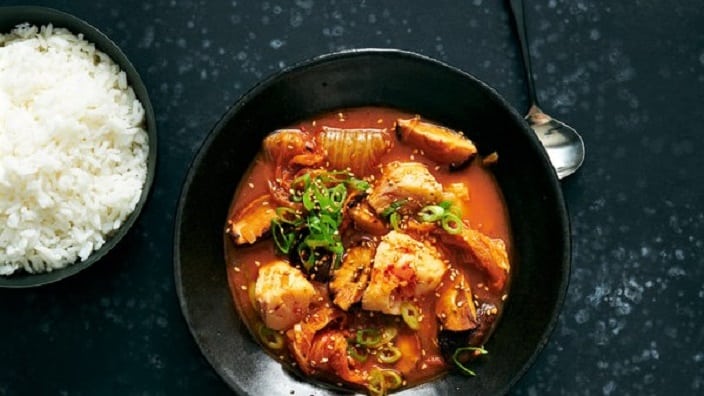 Keto Cod and Kimchi Stew
