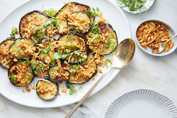 Eggplant with Chile Paste and Peanuts